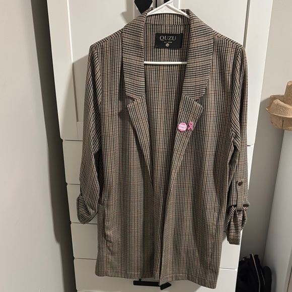 Brown Blazer Contemporary Minimalist Design - Picture 1 of 1